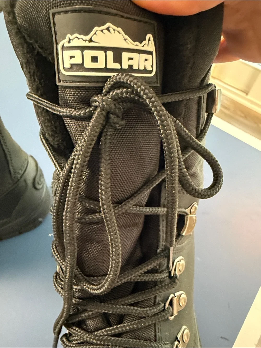 Polar Men's Black Rain & Snow Boots - Waterproof Winter Boots